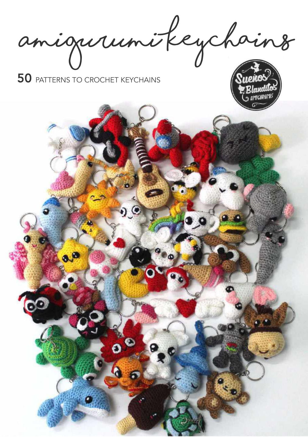 Strana 1 z návodu 50 PATTERNS TO CROCHET KEYCHAINS