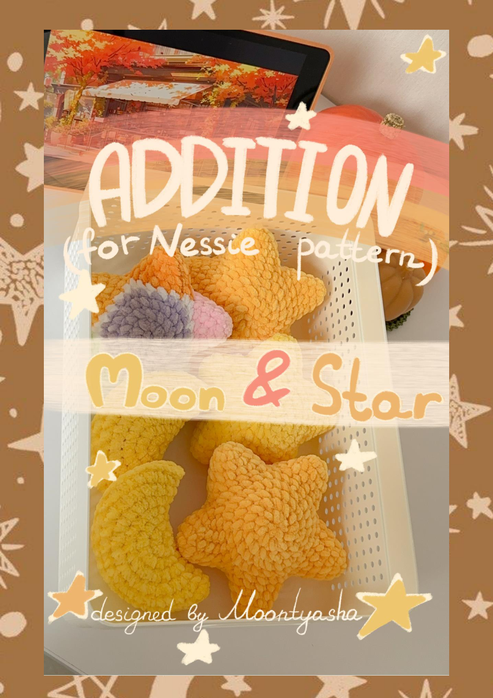 Strana 1 z návodu ADDITION TO THE NESSIE MONSTER PATTERN LEARNING MOON and STAR